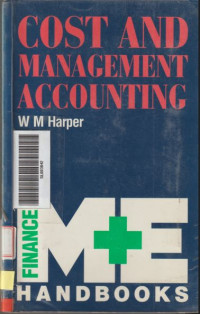 Cost and Management Accounting