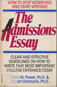 The Admissions Essay