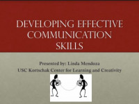 Developing Effective Communication Skills