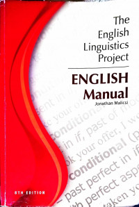 The English Linguistics Project English Manual