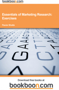 Essentials of Marketing Research: Exercises