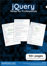 jQuery®Notes for Professionals