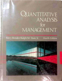 Quantitative Analysis for Management