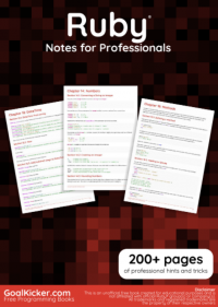 Ruby Notes for Professionals