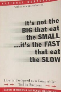 It's not the Big that eat the Small ...It's the Fast that eat the Slow