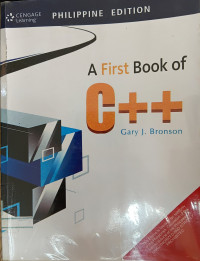 A First Book of C++