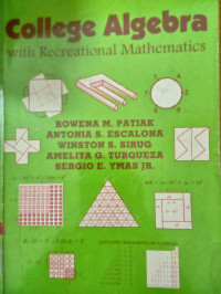 Image of College Algebra with Recreational Mathematics