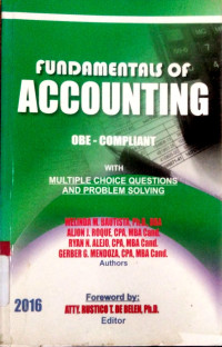 Fundamentals of Accounting (OBE Compliant) 2016