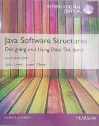 Image of Java Software Structures Designing and Using Data Structures