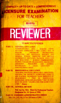 Licensure Examination for Teachers