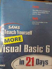 Sams Teach Yourself More Visual Basic 6 in 21 Days