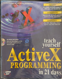 Image of Teach Yourself ActiveX Programming in 21 Days