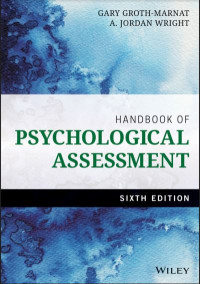 Handbook of Psychological Assessment