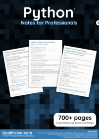 Python Notes for Professionals