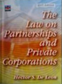 The Law on Partnerships and Private Corporations