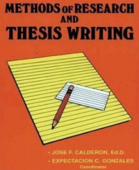 Methods of Research and Thesis Writing