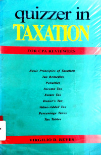 Quizzer in Taxation: For CPA Reviewees