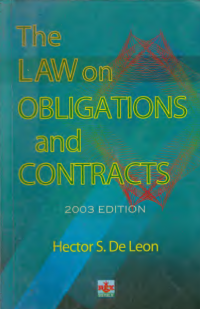 Image of The Law on Obligations and Contracts